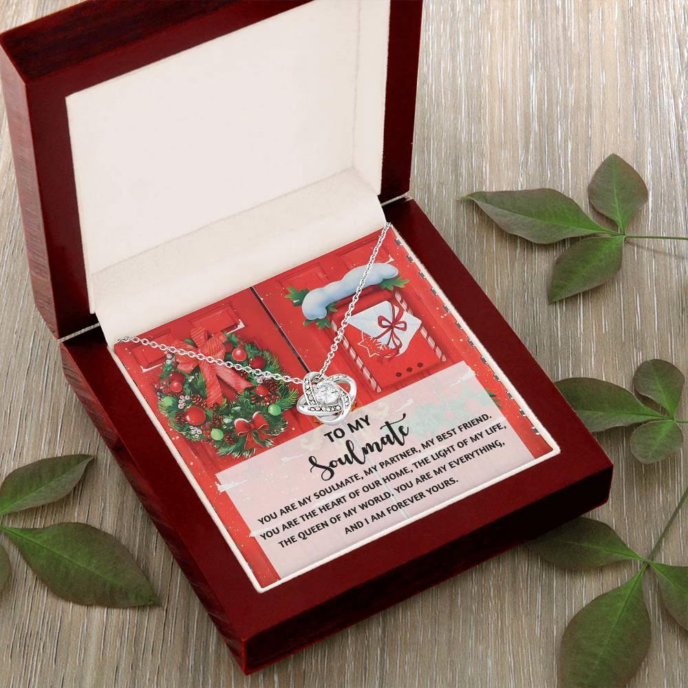 Gift for Soulmate - Our Home - Love Knot Pendant Necklace