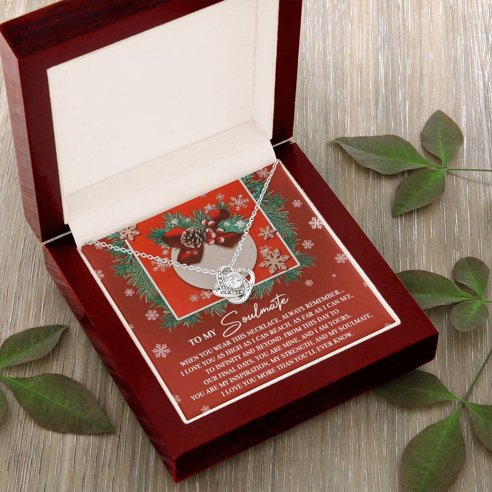 Gift for Soulmate - I Am Yours - Love Knot Pendant Necklace - Mallard Moon Gift Shop