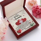To My Beautiful Soulmate - Heartfelt Love Knot Necklace with Message Card for Valentine’s Day, Anniversary, or Special Occasions