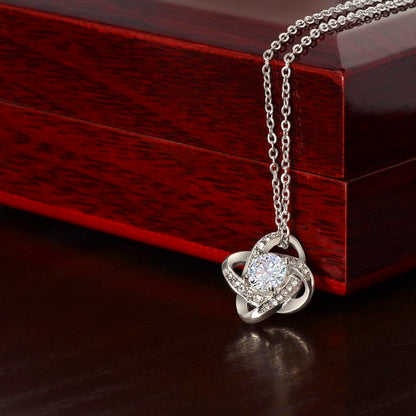 To My Soulmate - My Rock, My Confidant, My Greatest Blessing - Love Knot Pendant Necklace - Mallard Moon Gift Shop