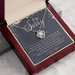 Apology Gift for Girlfriend, Wife, Soulmate - Sorry, World Ever Will - Love Knot Pendant Necklace - Mallard Moon Gift Shop