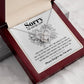 Apology Gift for Girlfriend, Wife, Soulmate-Sorry, Turn Back Time - Love Knot Pendant Necklace - Mallard Moon Gift Shop