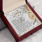 Apology Gift for Girlfriend, Wife, Soulmate - Sorry, Amazing Woman - Love Knot Pendant Necklace - Mallard Moon Gift Shop