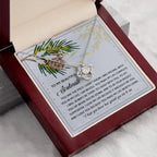 Gift for Soulmate - Biggest Supporter - Love Knot Pendant Necklace