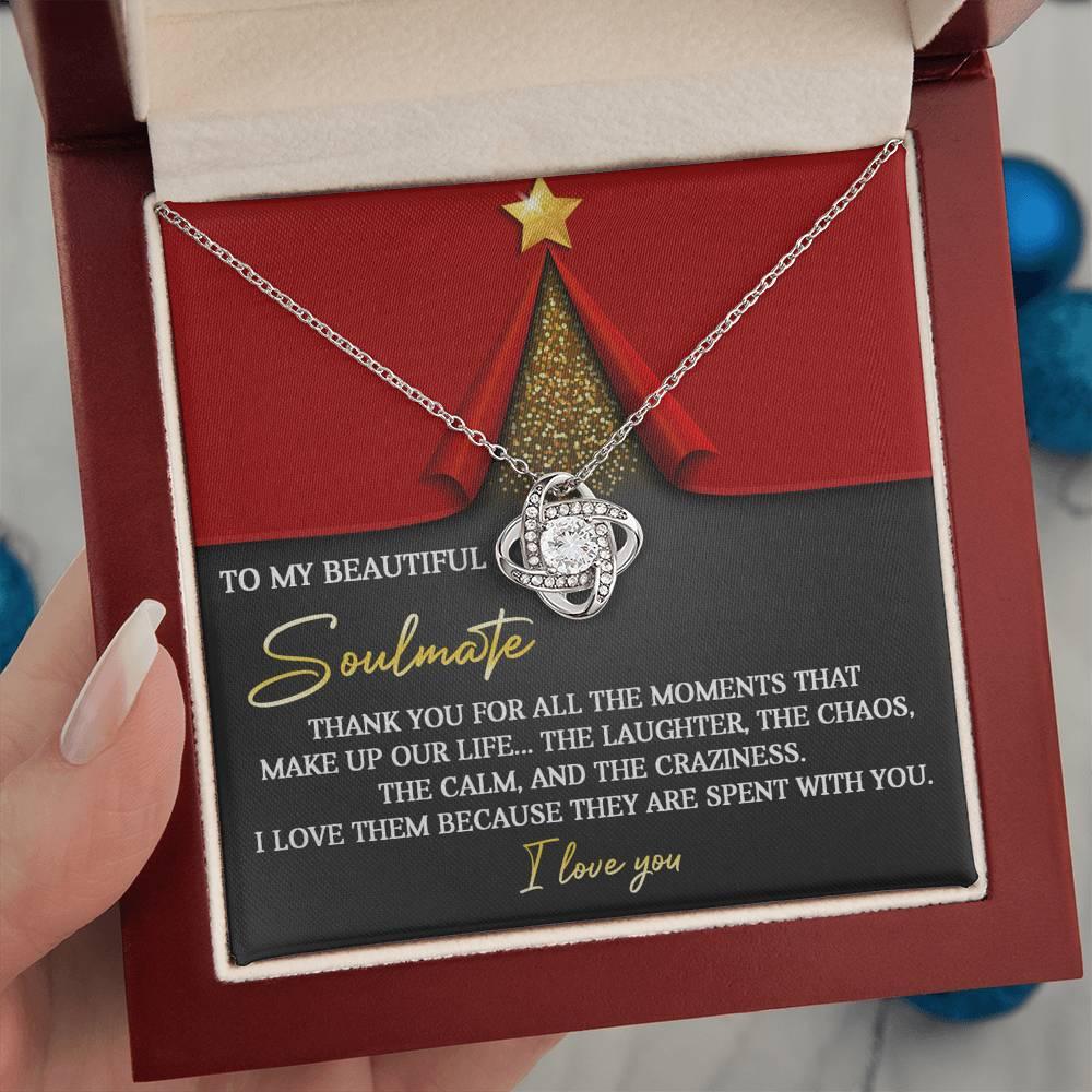 Gift for Soulmate - The Moments - Love Knot Pendant Necklace - Mallard Moon Gift Shop