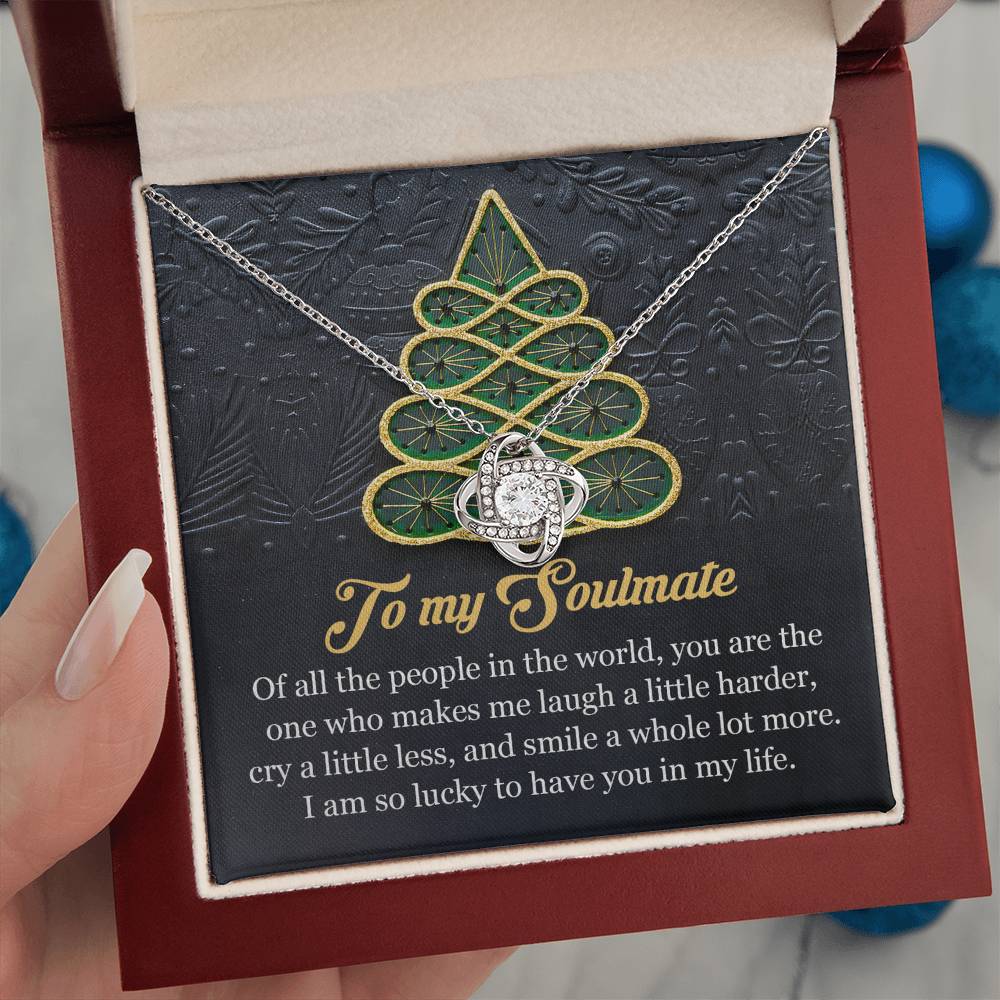 Gift for Soulmate - In My Life - Love Knot Pendant Necklace - Mallard Moon Gift Shop