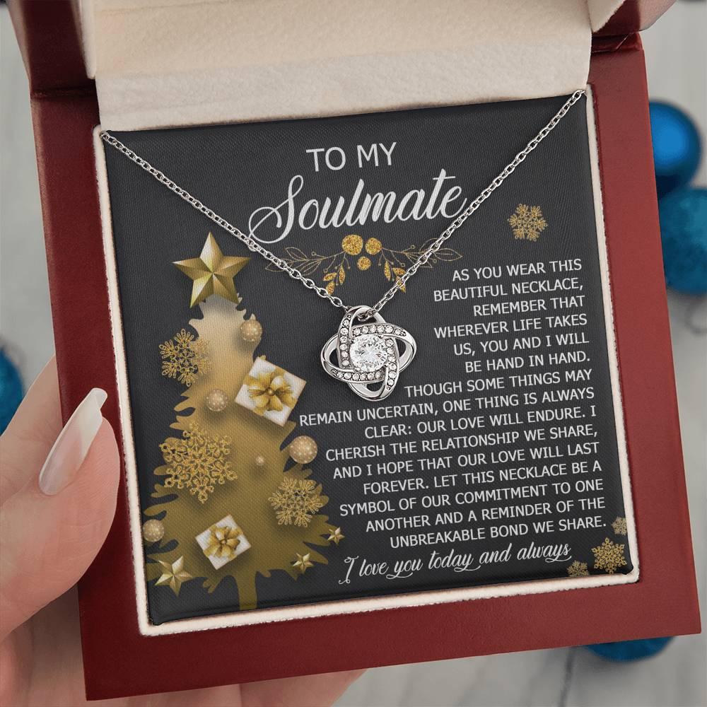 Gift for Soulmate - Be A Symbol - Love Knot Pendant Necklace - Mallard Moon Gift Shop