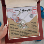 Gift for Daughter - All Your Hopes - Love Knot Pendant Necklace