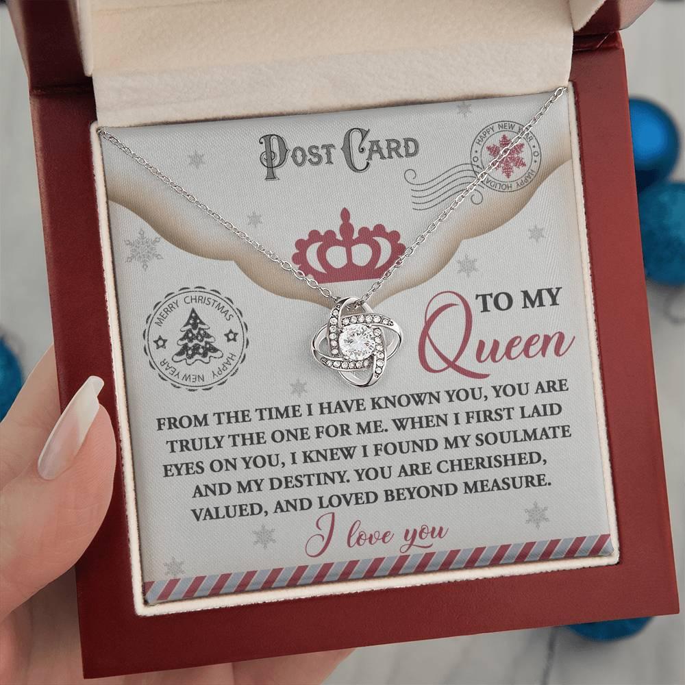 Gift for Soulmate - The One - Love Knot Pendant Necklace - Mallard Moon Gift Shop