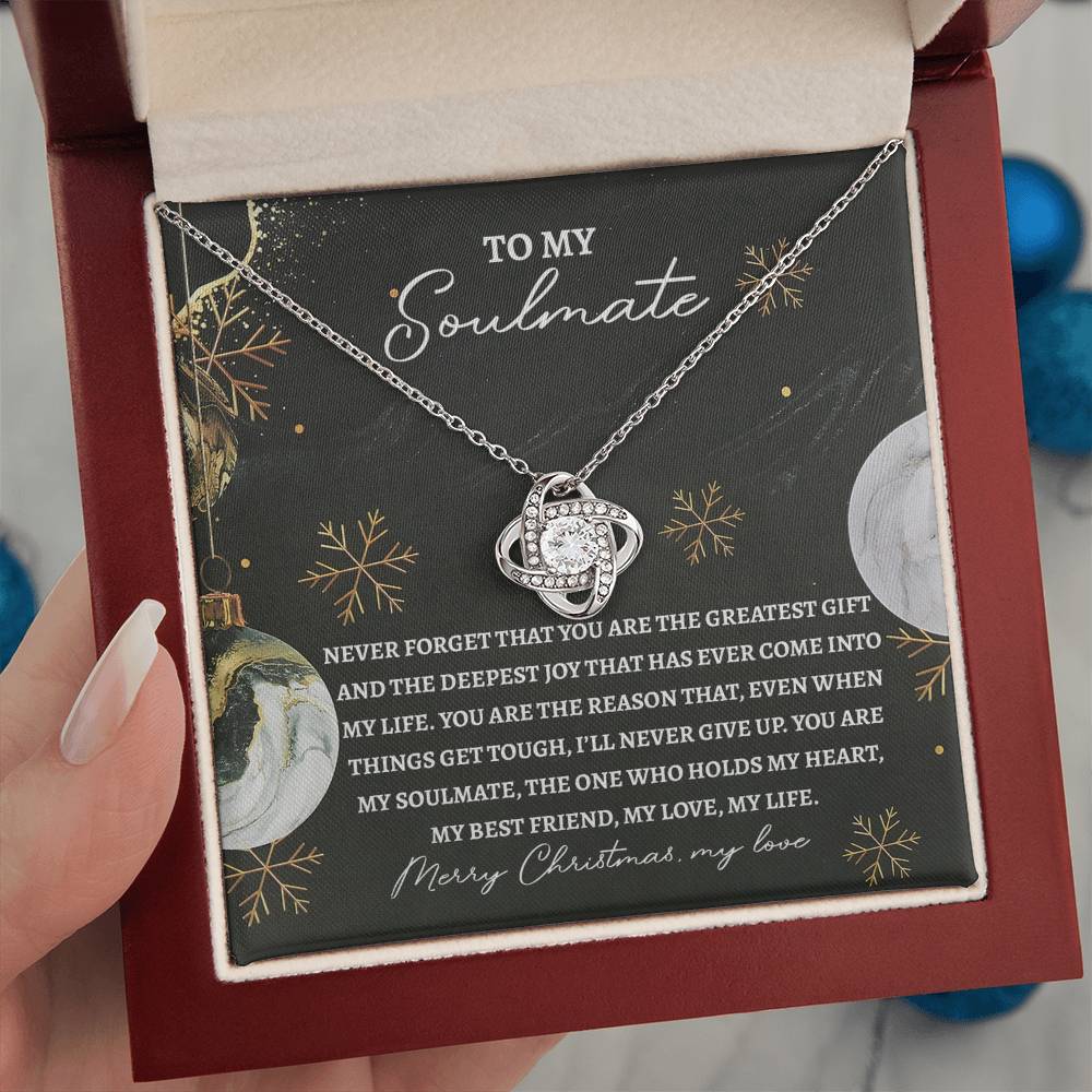 Gift for Soulmate - Greatest Gift - Love Knot Pendant Necklace - Mallard Moon Gift Shop