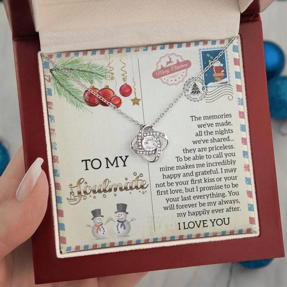 Gift for Soulmate - Last Everything - Love Knot Pendant Necklace