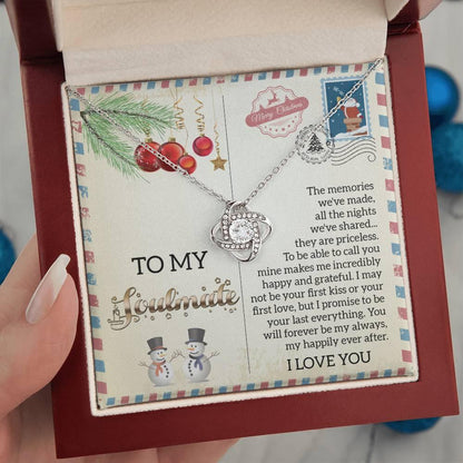 Gift for Soulmate - Last Everything - Love Knot Pendant Necklace - Mallard Moon Gift Shop