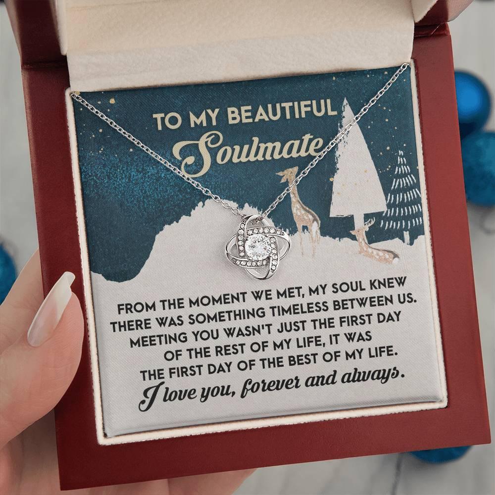 Gift for Soulmate - Between Us - Love Knot Pendant Necklace - Mallard Moon Gift Shop