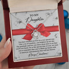 Gift for Daughter - Special Way - Love Knot Pendant Necklace