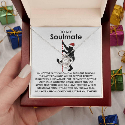 Gift for Soulmate - For All Time - Love Knot Pendant Necklace - Mallard Moon Gift Shop