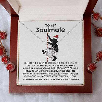 Gift for Soulmate - For All Time - Love Knot Pendant Necklace - Mallard Moon Gift Shop