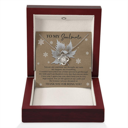 Gift for Soulmate - Our Castle - Love Knot Pendant Necklace - Mallard Moon Gift Shop
