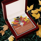 Thanksgiving Gift for Her – “Grateful for You” Necklace with Message Card | Heartfelt Jewelry Gift for Mom, Sister, or Best Friend