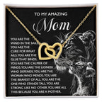 To My Amazing Mom – You Are the Wind in the Sails – Bold and Beautiful Tribute Mother's Day Birthday Necklace Gift