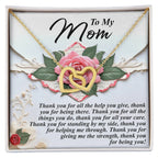 To My Mom – Thank You for Being You – Heartfelt Gratitude Necklace Gift
