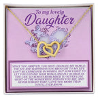 To My Lovely Daughter – Expand Your Wings and Fly – Encouraging Necklace Gift with Message Card