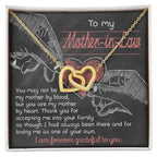 To My Mother-in-Law You are my Mother by Heart Pendant Necklace