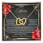 Mom - You Are My Teacher, My Mentor, and My Best Friend – Sentimental Jewelry Gift for Mom