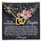 To My Wonderful Daughter – I Loved You Since I First Held You – Heartfelt Gift from Mom with Message Card - Mallard Moon Gift Shop