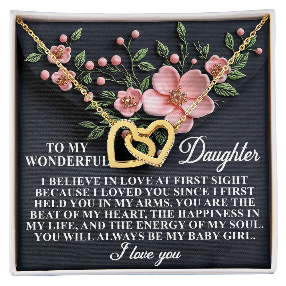 To My Wonderful Daughter – I Loved You Since I First Held You – Heartfelt Gift from Mom with Message Card - Mallard Moon Gift Shop