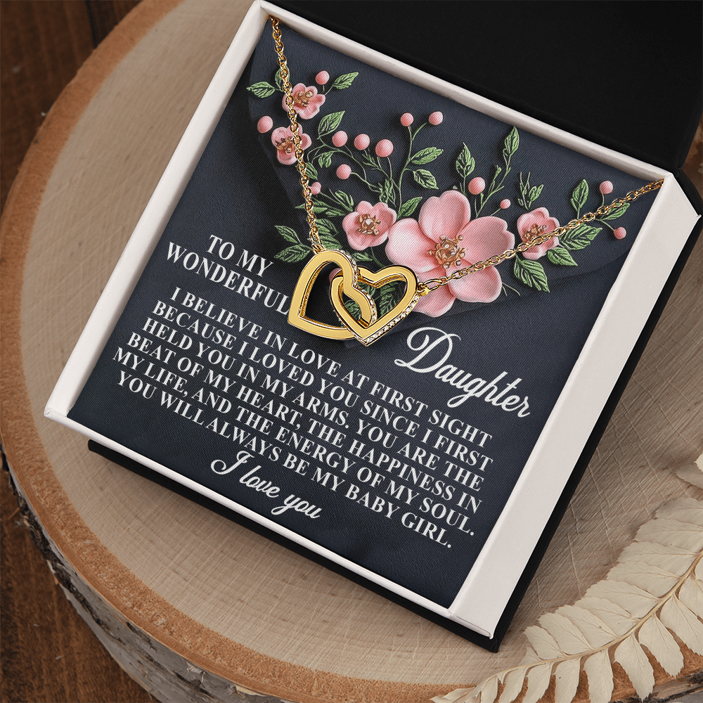 To My Wonderful Daughter – I Loved You Since I First Held You – Heartfelt Gift from Mom with Message Card - Mallard Moon Gift Shop