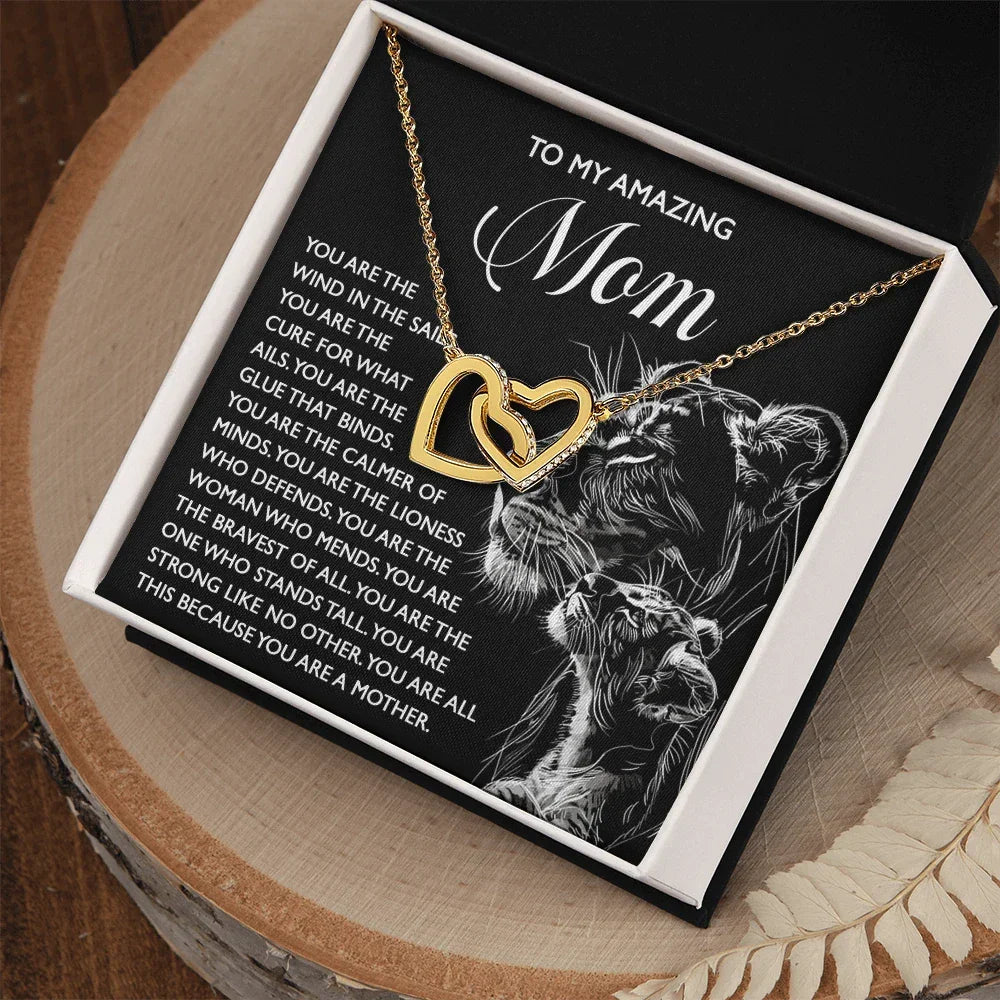To My Amazing Mom – You Are the Wind in the Sails – Bold and Beautiful Tribute Mother's Day Birthday Necklace Gift