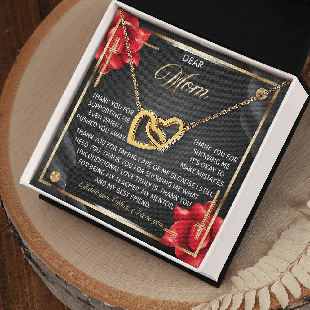 Mom - You Are My Teacher, My Mentor, and My Best Friend – Sentimental Jewelry Gift for Mom