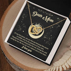 To My Mom You are the Sun Interlocking Hearts Necklace