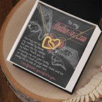 To My Mother-in-Law You are my Mother by Heart Pendant Necklace