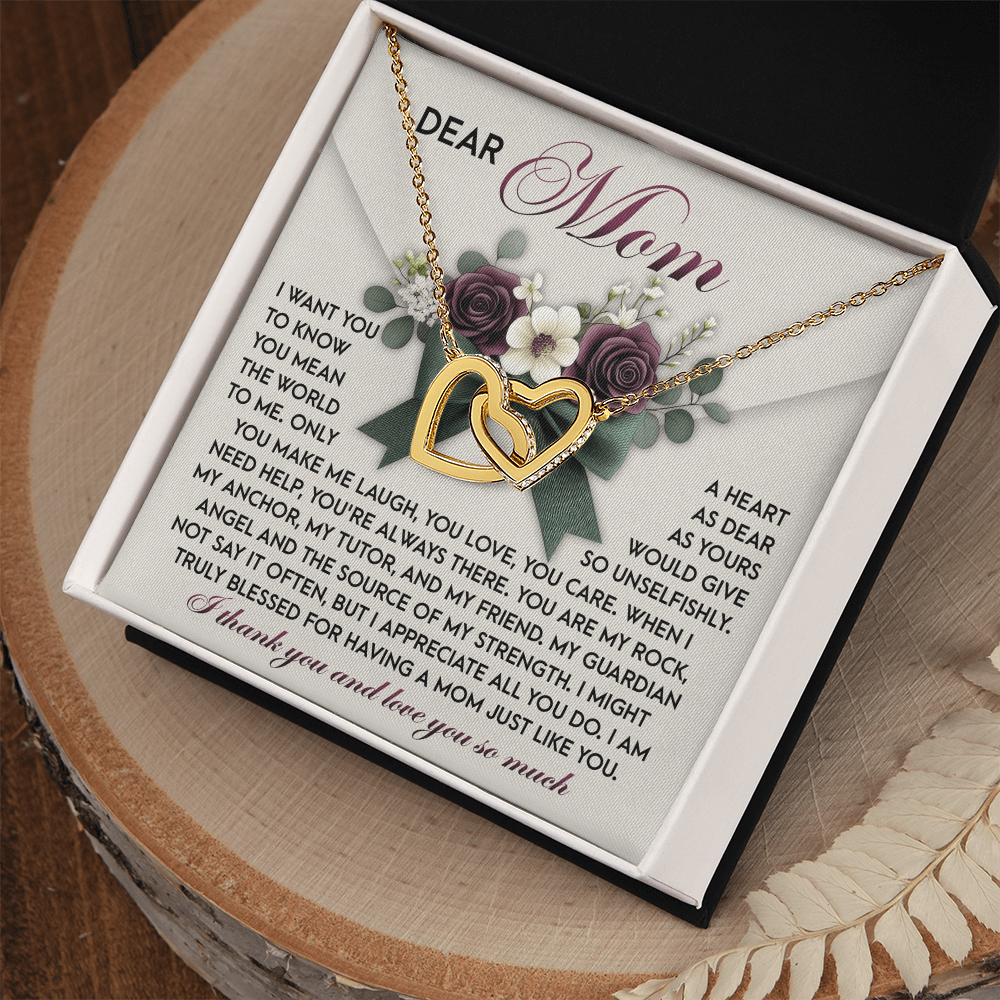 Dear Mom – You Are My Rock, My Guardian Angel, and My Friend – Heartfelt Gift of Gratitude - Mallard Moon Gift Shop