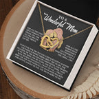 To a Wonderful Mom – Day by Day, You Mean More to Me– Jewelry Gift with Loving Message