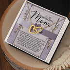 To My Wonderful Mom – You Are One in a Million – Heartfelt Necklace Gift with a Message of Love and Gratitude