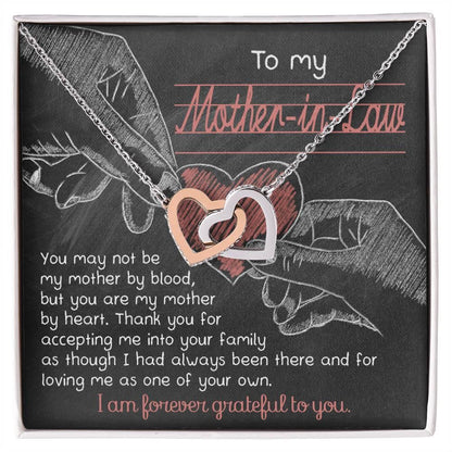 To My Mother-in-Law You are my Mother by Heart Pendant Necklace - Mallard Moon Gift Shop