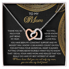 To My Mom – You Are Also My Best Friend – Heartfelt Necklace Gift of Appreciation and Love