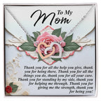 To My Mom – Thank You for Being You – Heartfelt Gratitude Necklace Gift