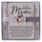 To My Wonderful Mom – You Are One in a Million – Heartfelt Necklace Gift with a Message of Love and Gratitude
