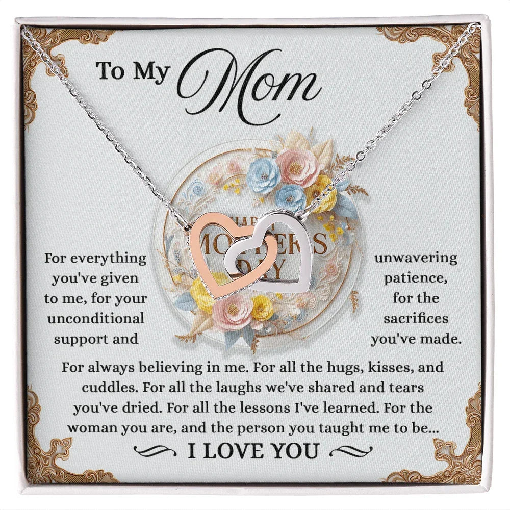 To My Mom - You've Always Believed in Me – Heartfelt Necklace Gift for Mother