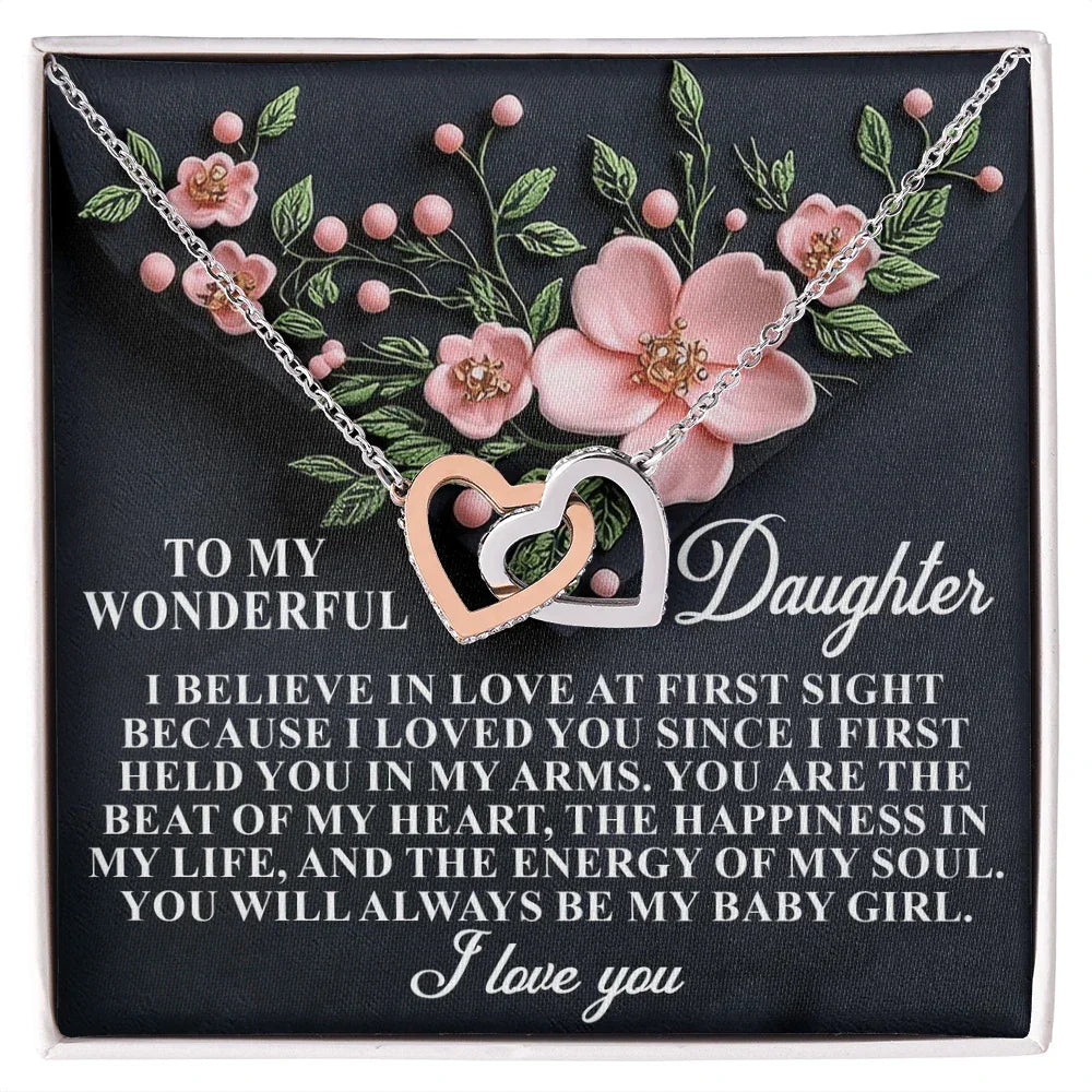 To My Wonderful Daughter – I Loved You Since I First Held You – Heartfelt Gift from Mom with Message Card