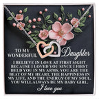 To My Wonderful Daughter – I Loved You Since I First Held You – Heartfelt Gift from Mom with Message Card
