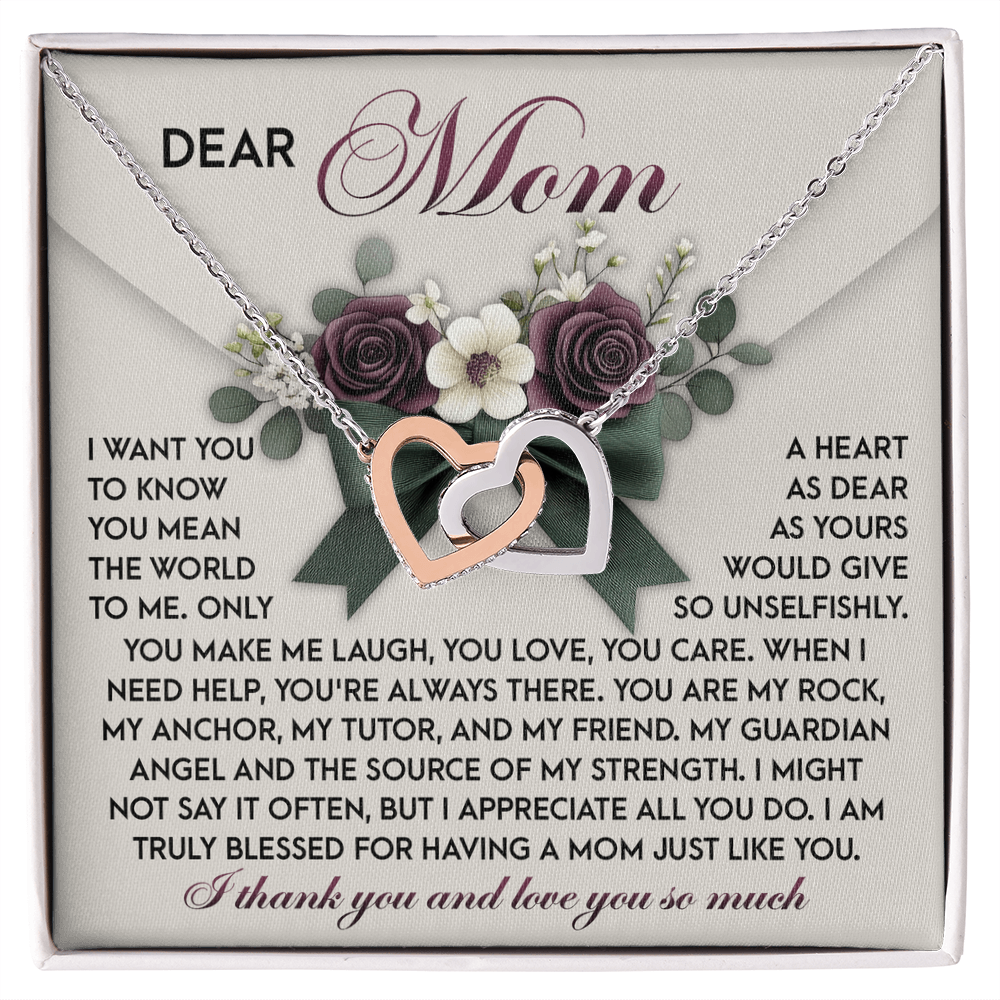 Dear Mom – You Are My Rock, My Guardian Angel, and My Friend – Heartfelt Gift of Gratitude - Mallard Moon Gift Shop