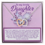 To My Lovely Daughter – Expand Your Wings and Fly – Encouraging Necklace Gift with Message Card