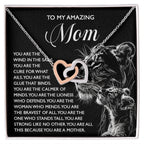 To My Amazing Mom – You Are the Wind in the Sails – Bold and Beautiful Tribute Mother's Day Birthday Necklace Gift