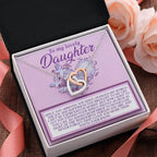 To My Lovely Daughter – Expand Your Wings and Fly – Encouraging Necklace Gift with Message Card
