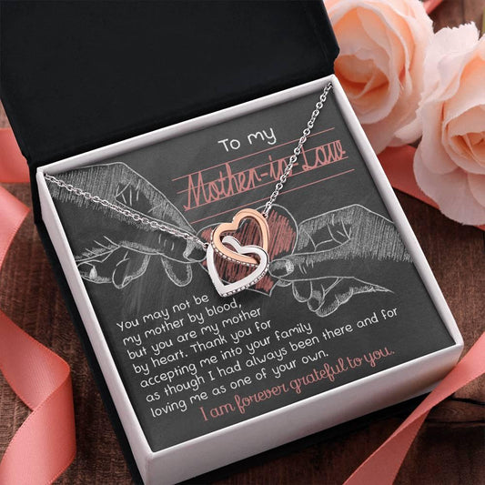 To My Mother-in-Law You are my Mother by Heart Pendant Necklace - Mallard Moon Gift Shop
