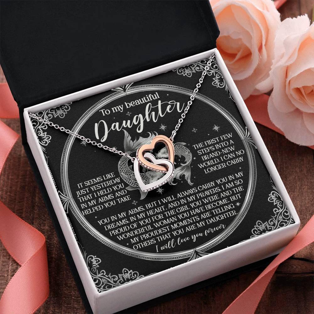 To My Beautiful Daughter - Carry You In My Dreams – Sentimental Necklace Gift